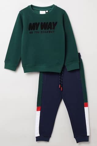 Byb Premium Embroidered Sweatshirt Set