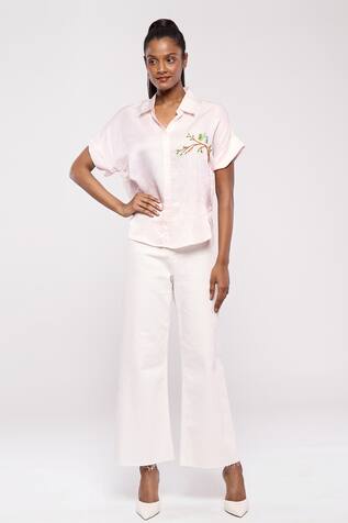 MAYU KOTHARI Love Birds Motif Shirt