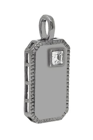 Esme by Aashna Dalmia Octagon Embellished Pendant