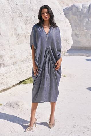 Dash and Dot Flowy Striped Kaftan