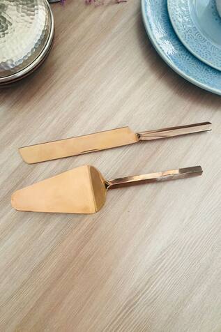 Mommywise Stainless Steel Cake Server - Set of 2