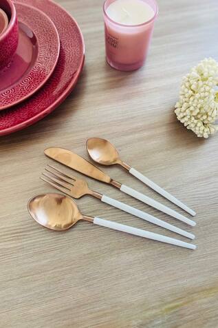 MW- Not Just Home Enamelled Cutlery Set - Set of 4