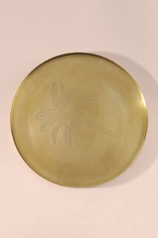 Table Manners Brass Thali