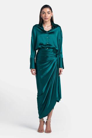 431-88 by Shweta Kapur Star Luxe Button Down Shirt