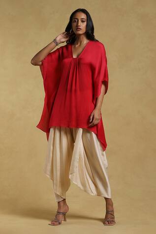 Ritu Kumar Textured Kaftan Kurta