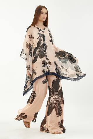 KoAi Floral Pattern Kaftan