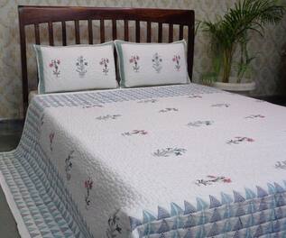 CocoBee Floral Print Bedcover Set