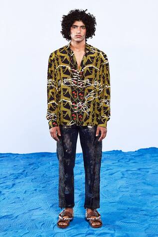 Triune Leopard Runway Shirt