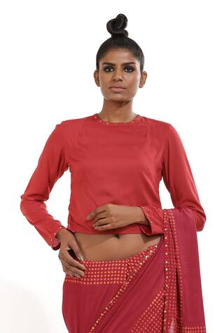Abraham & Thakore Embellished Blouse