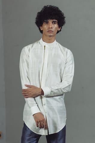 Mitesh Lodha Silk Shirt