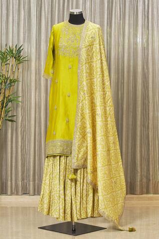 Punit Balana Bandhani Print Kurta & Palazzo Set