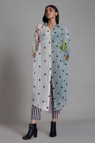 Mati Cotton Striped Pant