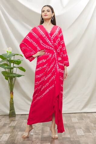 Nupur Kanoi Printed Wrap Dress