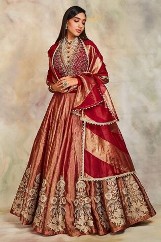 Sue Mue Embroidered Lehenga Set