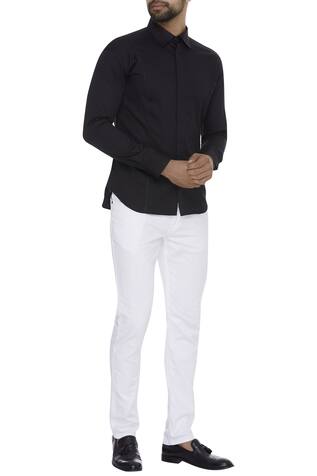 Bloni Plain Classic Collared Shirt
