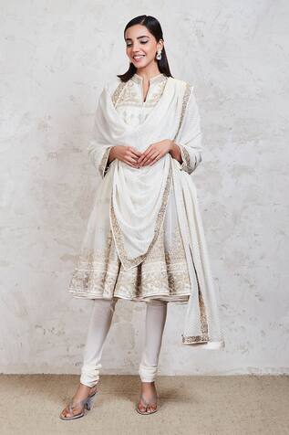 Sue Mue Embroidered Anarkali Set