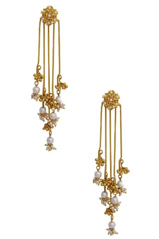 Mira by Radhika Jain Bead earrings