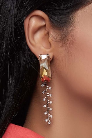 Esme by Aashna Dalmia Crystal Earrings