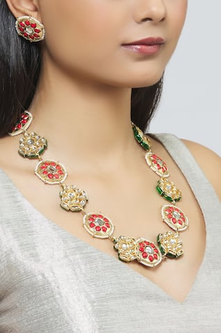 Moh-Maya by Disha Khatri Kundan Jewellery Set