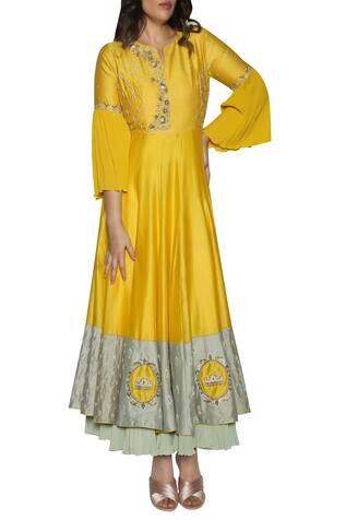 simple long anarkali