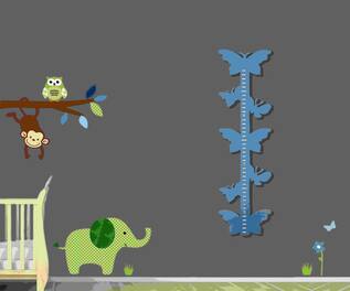 Pinch Of Pretty Butterfly design growth chart