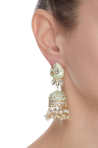 Moh-Maya by Disha Khatri Handcrafted Jhumka Earrings