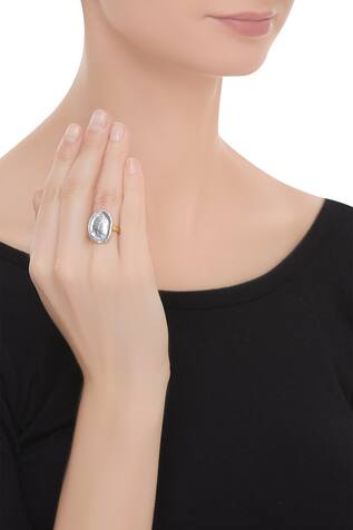 Masaya Jewellery Uneven coin ring