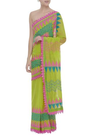 Anita Kanwal Saree With Unstitched Blouse