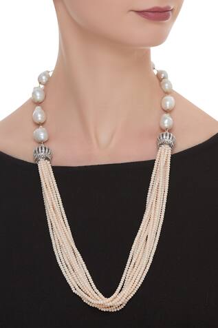Masaya Jewellery Layered bead necklace