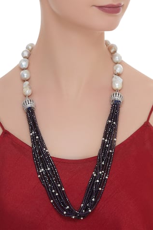 Masaya Jewellery Layered bead necklace