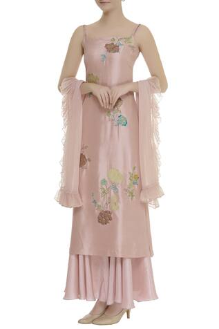 plain sharara suit design