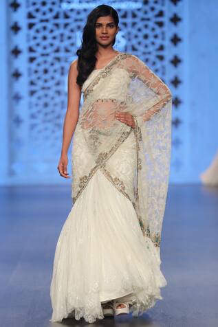 Rabani & Rakha Hand Embroidered Lehenga Saree