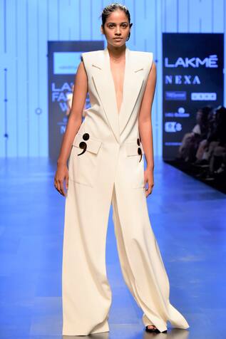 Nikhil Thampi Notch Lapel Jacket With Pant