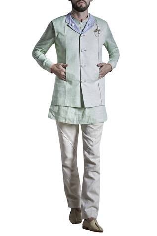 Bubber Couture Reversible jacket with shirt kurta