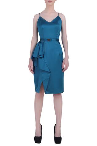 Manika Nanda Fitted Dress With Belt 