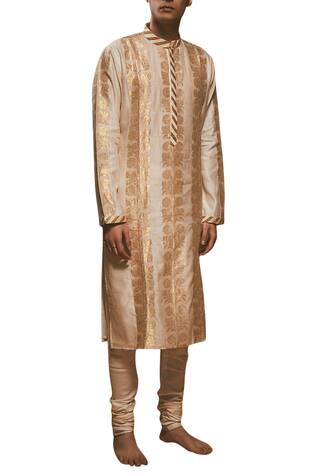 Rar Studio Chanderi printed kurta set