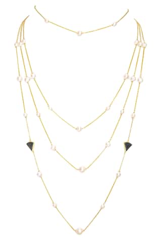 Varnika Arora Layered bead necklace