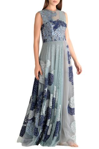 Not So Serious By Pallavi Mohan Embroidered long dress