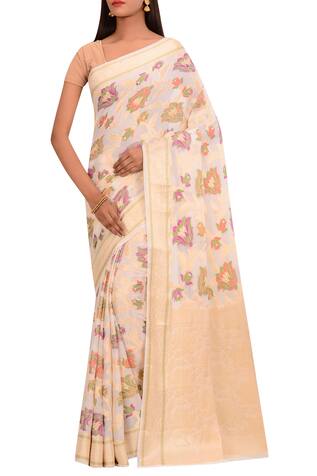 Samyukta Singhania Pure Silk Saree with Running Blouse