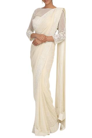 Rabani & Rakha Embellished Saree Set