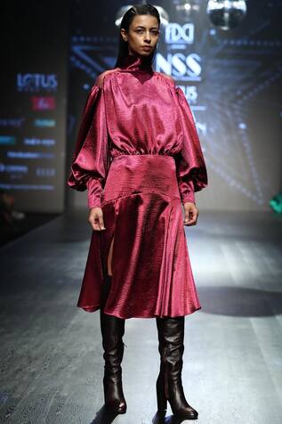 Not So Serious By Pallavi Mohan Open-Back Flared Dress