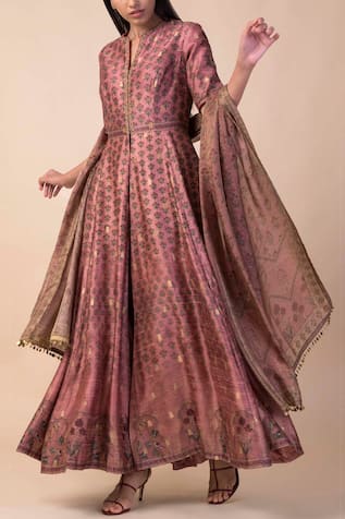 banarasi anarkali suit design