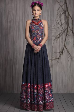 Payal Jain Embroidered Maxi Skirt
