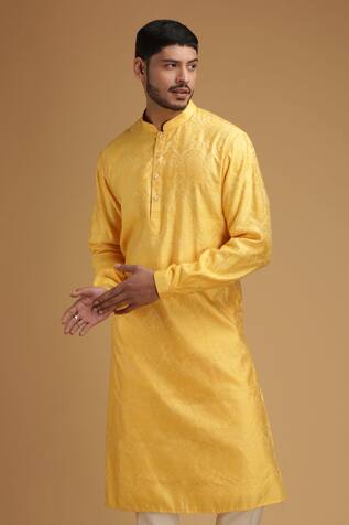 Chatenya Mittal Floral Motif Kurta & Pant Set