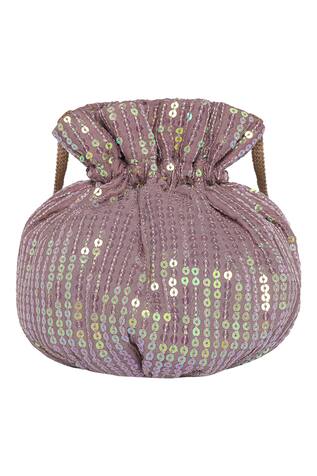 Fuchsia Embellished Potli Bag