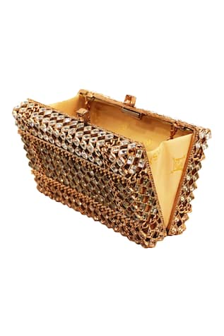 Crystal Craft Crystal Box Clutch with Sling