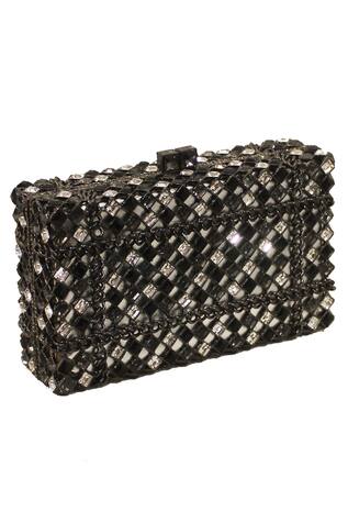 Crystal Craft Crystal Box Clutch with Sling