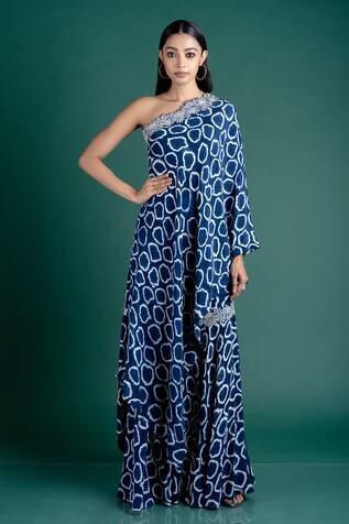 shoulderless kurti