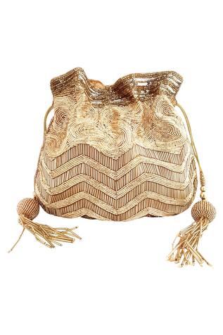 A Clutch Story Embroidered Potli Bag