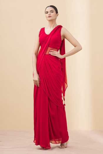 traditional saree gown